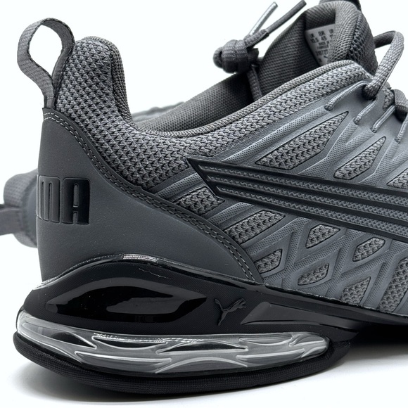 Puma Men's Voltaic Evo Wide Running Shoes Dark Grey & Black Sneakers Size 11.5 W - Picture 7 of 11